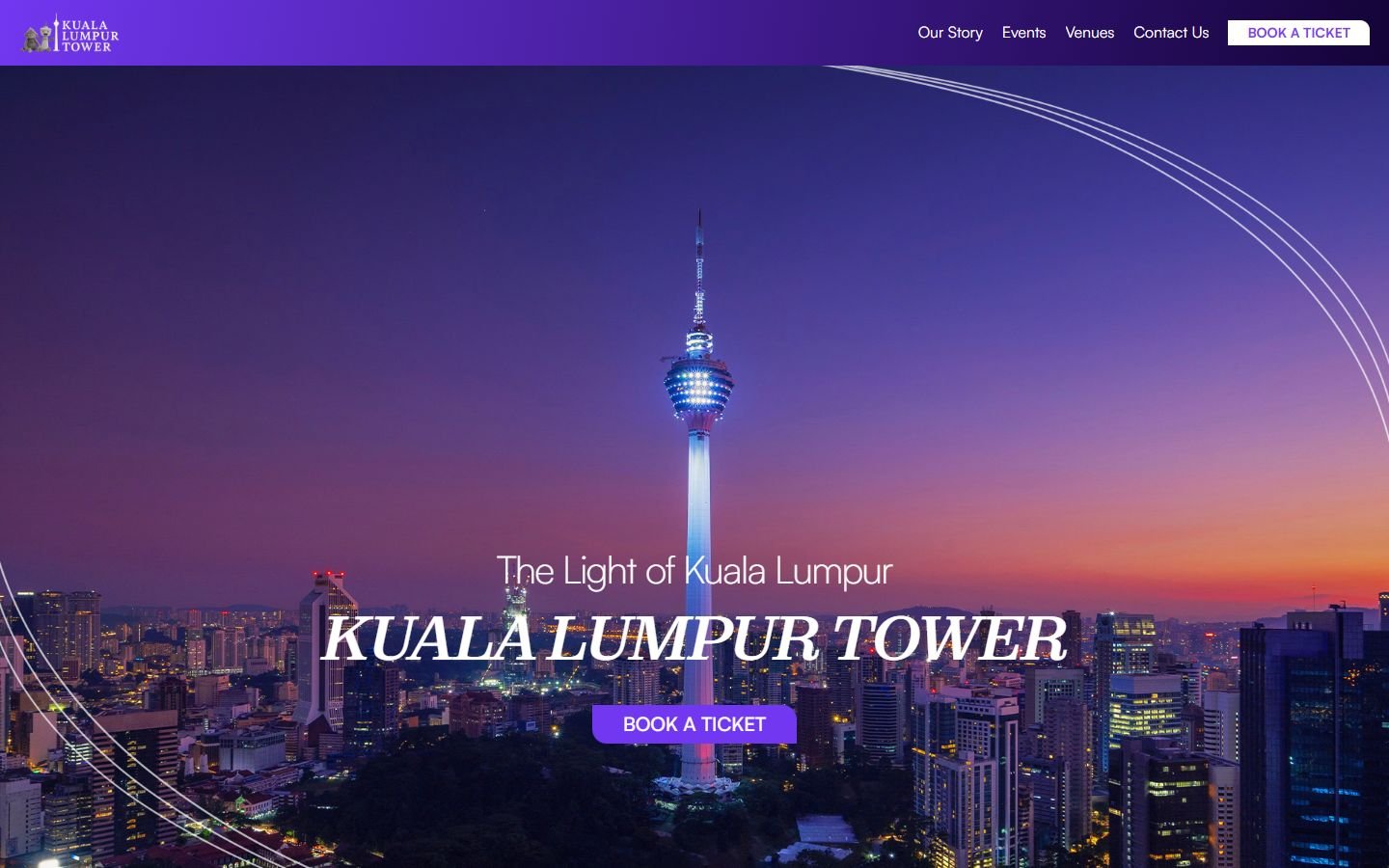 Kuala Lumpur Tower website, a GEO and SEO retainer client of GetOutLoop Automation
